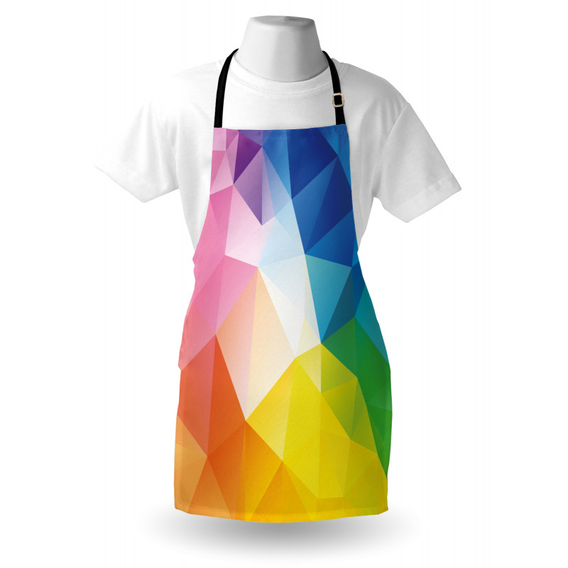 Fractal Colored Lines Apron