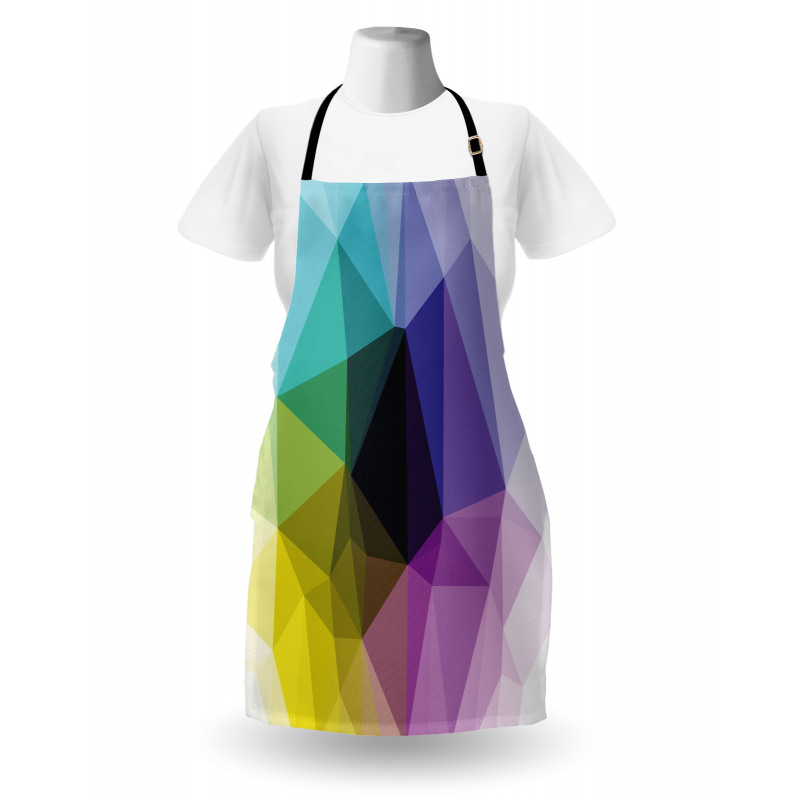 Triangles Color Shades Apron