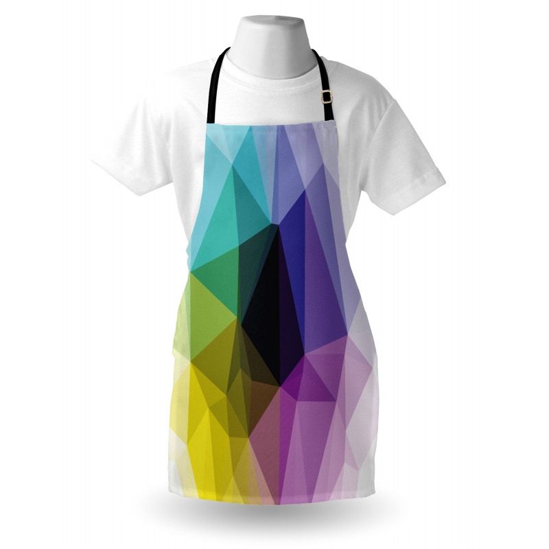 Triangles Color Shades Apron