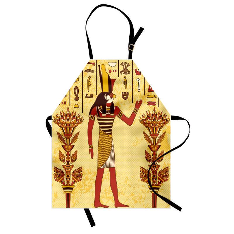 Primitive Mutfak Önlüğü Mısır ve Hiyeroglif
