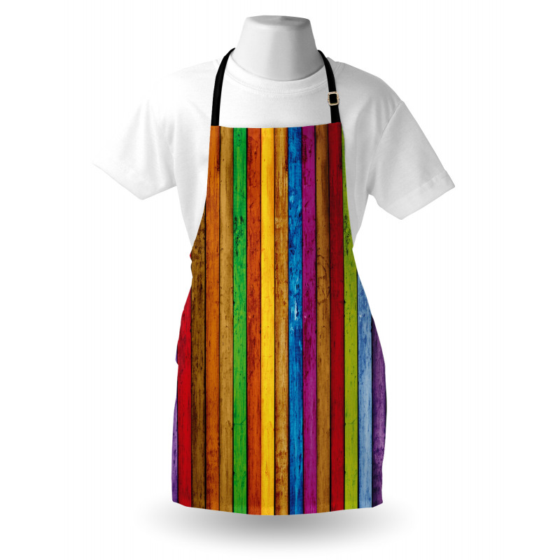 Vibrant Wooden Apron