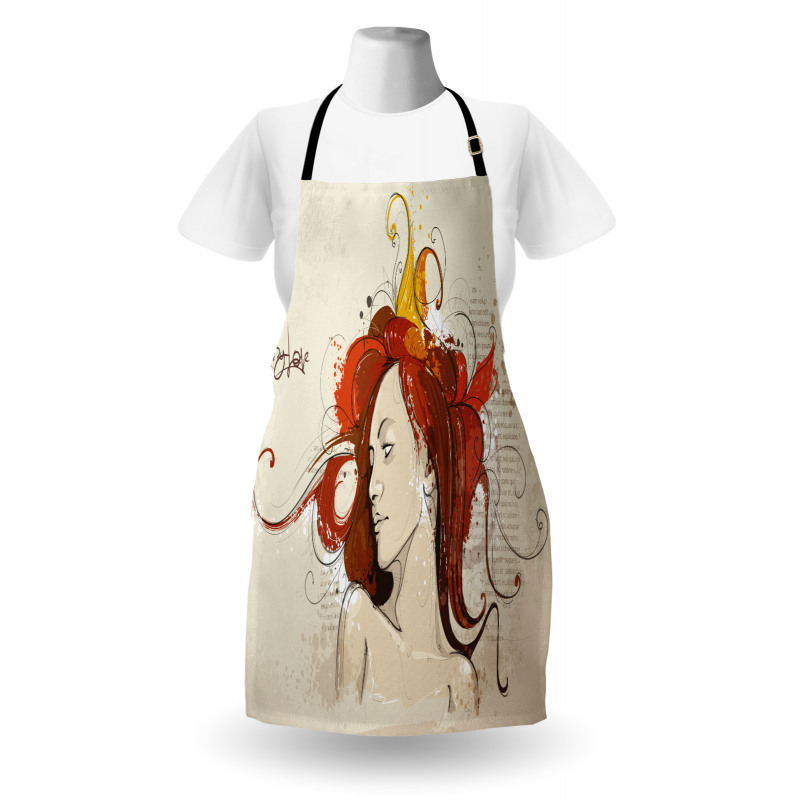 Muse Woman Grungy Mystic Apron