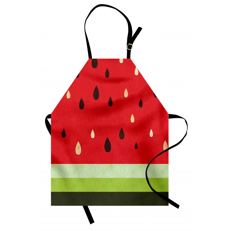 Watermelon Macro Fruit Apron