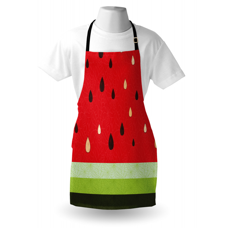 Watermelon Macro Fruit Apron