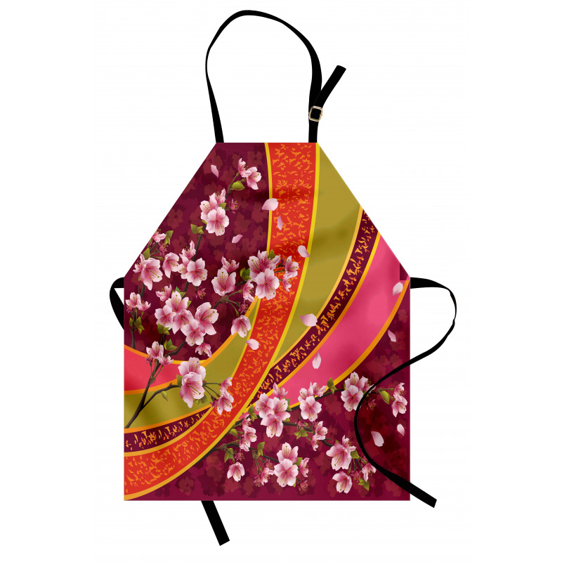 Sakura Blossom Japanese Apron