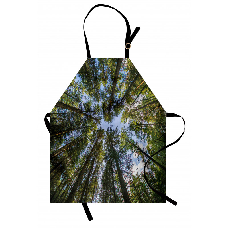 Jungle Moss Forest Trees Apron