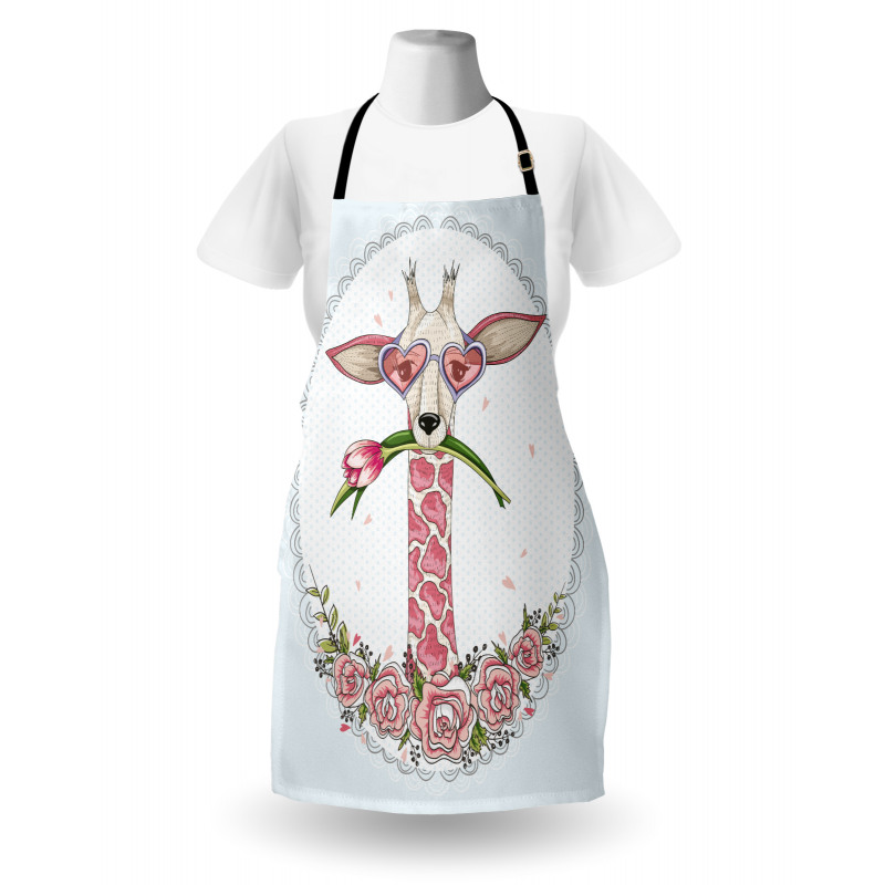 Hipster Giraffe Apron