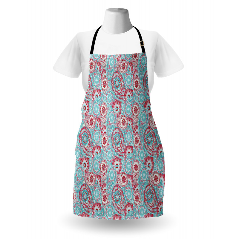 Oriental Spring Flowers Apron