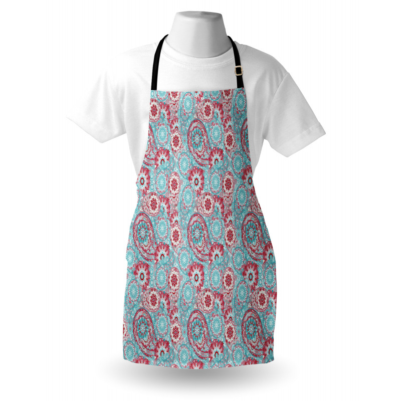 Oriental Spring Flowers Apron