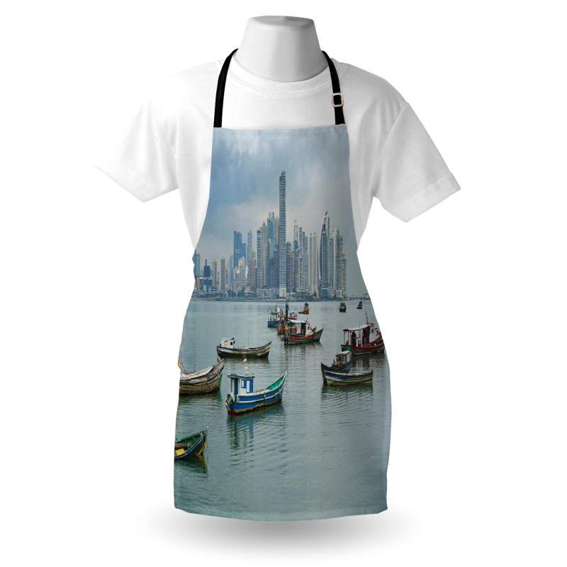 Fishing Boats Panama Apron