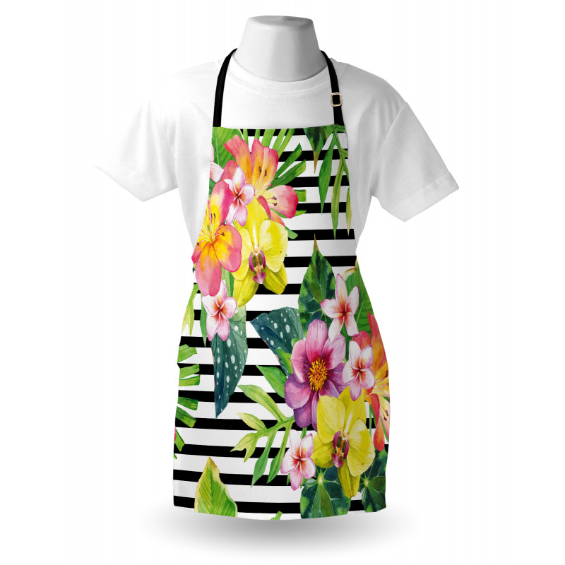 Various Flowers Bouquet Apron