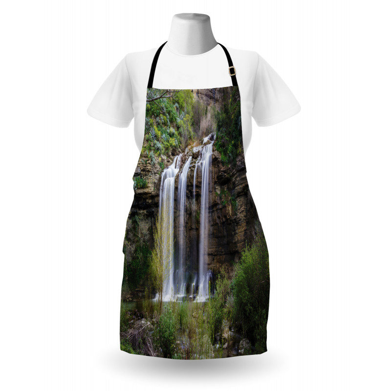 Waterfall Forest Sicily Apron