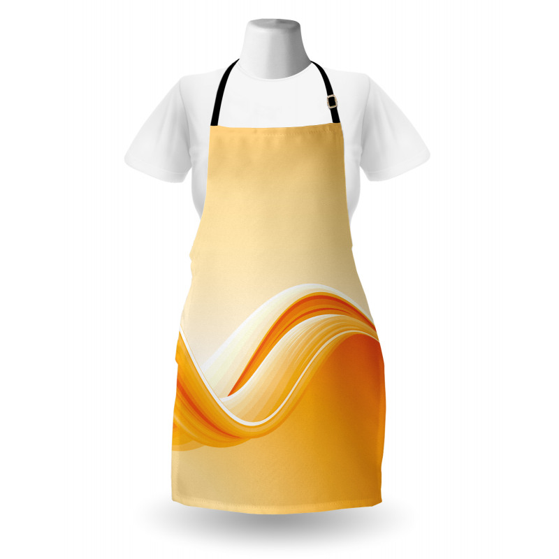 Vibrant Waved Line Apron