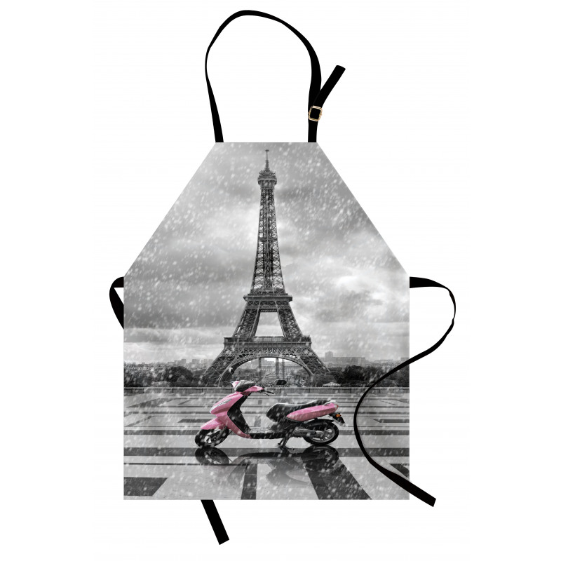 Eyfel Kulesi Mutfak Önlüğü Paris Şehrinin Meşhur Yapısı Görsel