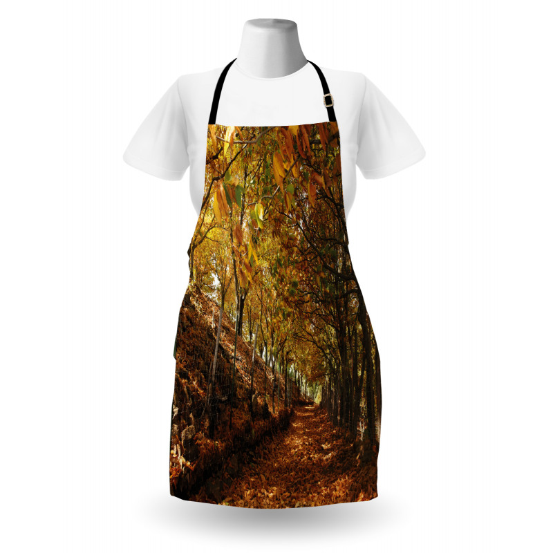 Autumn Foliage Forest Apron