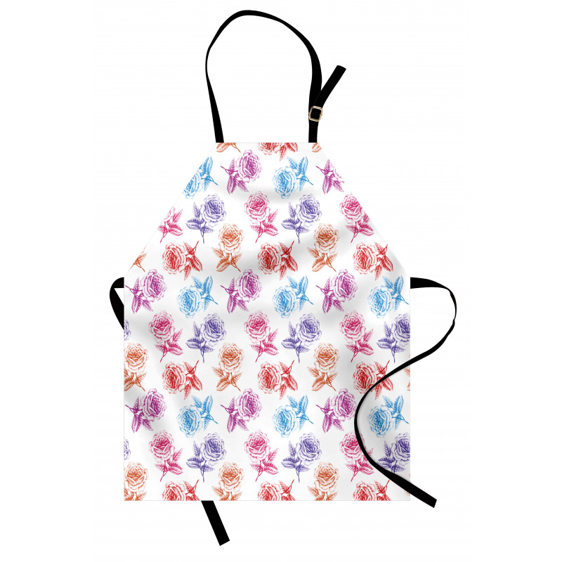 Romantic Blossoming Nature Apron