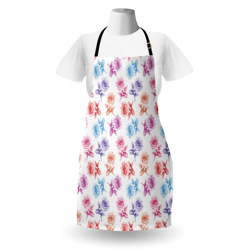 Romantic Blossoming Nature Apron