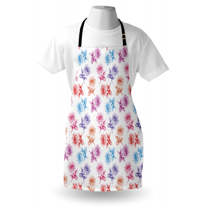 Romantic Blossoming Nature Apron