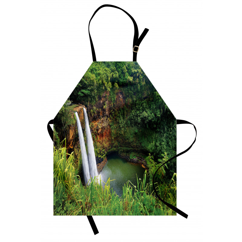 Twin Waterfalls Hawai Apron