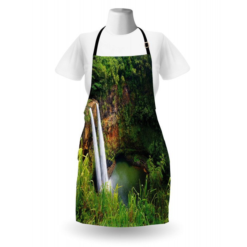 Twin Waterfalls Hawai Apron