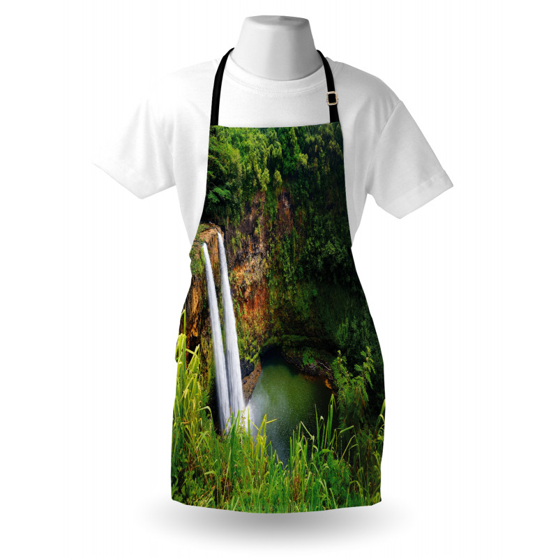 Twin Waterfalls Hawai Apron