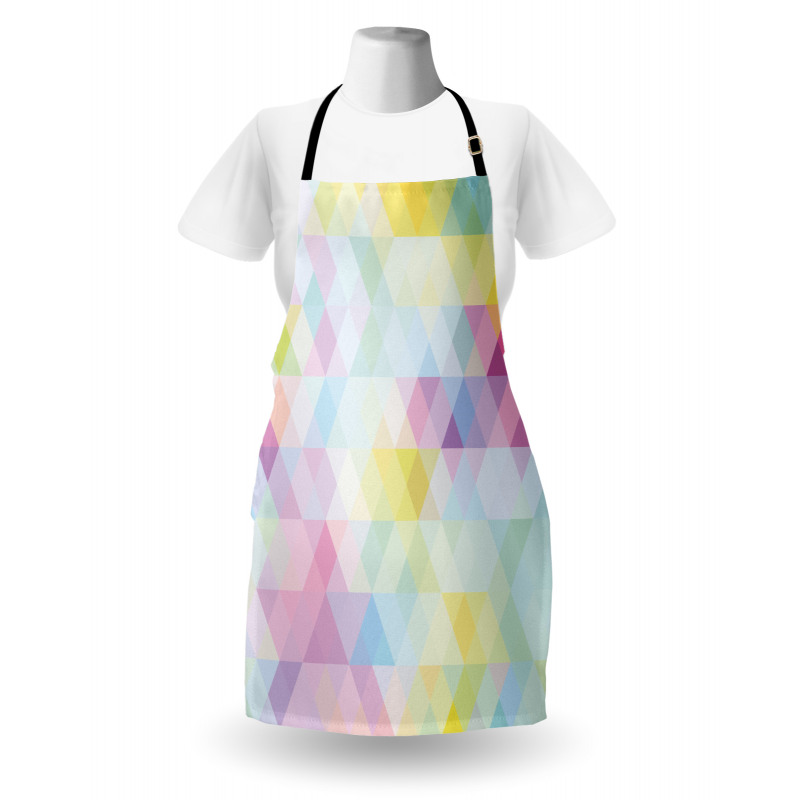 Geometric Rhombus Art Apron