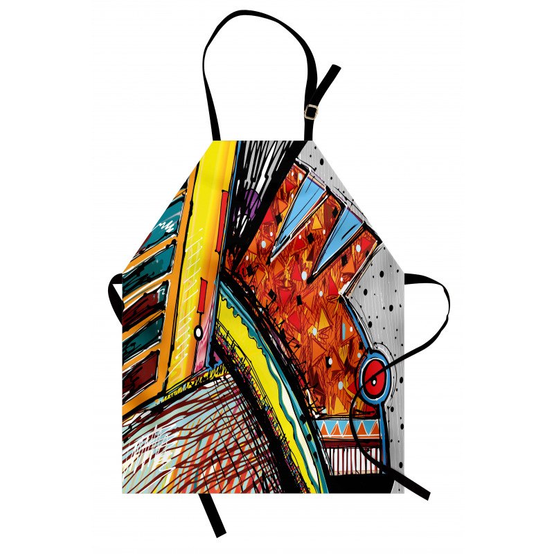 Funky Abstract Music Apron