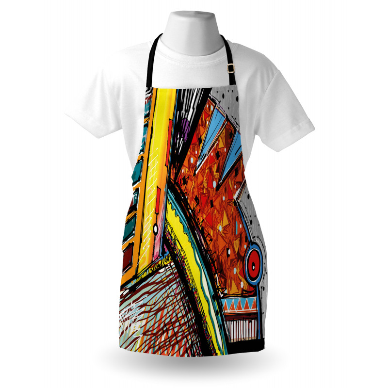 Funky Abstract Music Apron