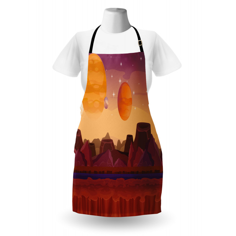 Planetary Graphic Apron