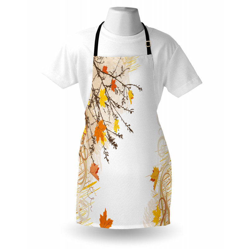 Maple Leaves in Autumn Apron