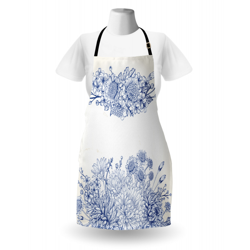 Bridal Bouquet Carnations Apron