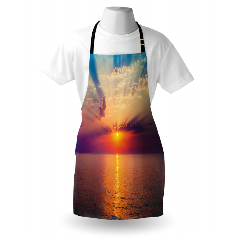 Dawn Sea Tranquil View Apron