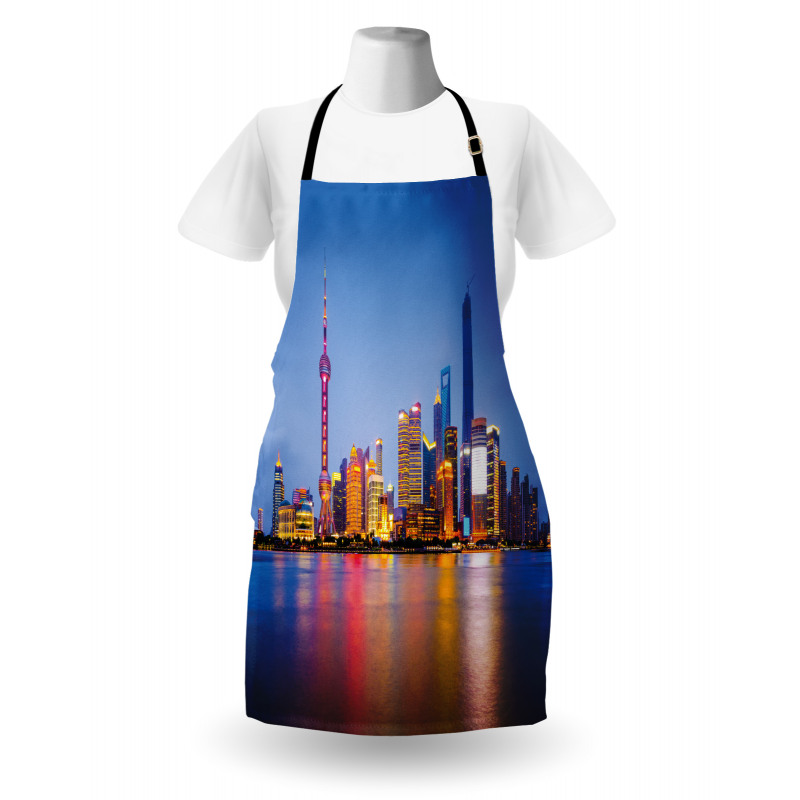 Shanghai City Skyline Apron