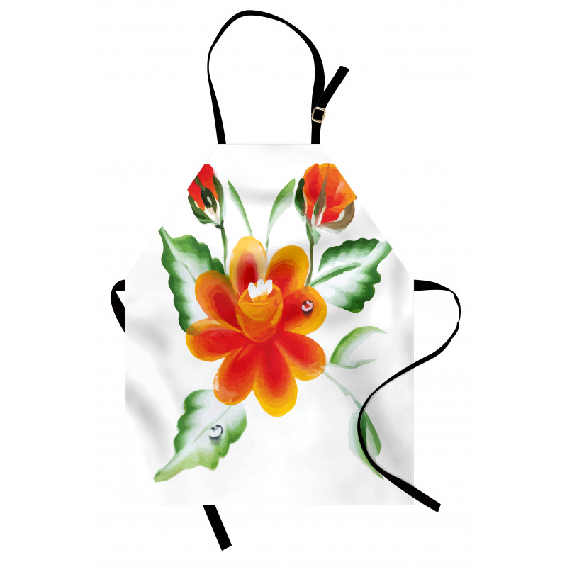 Daffodils in Watercolors Apron