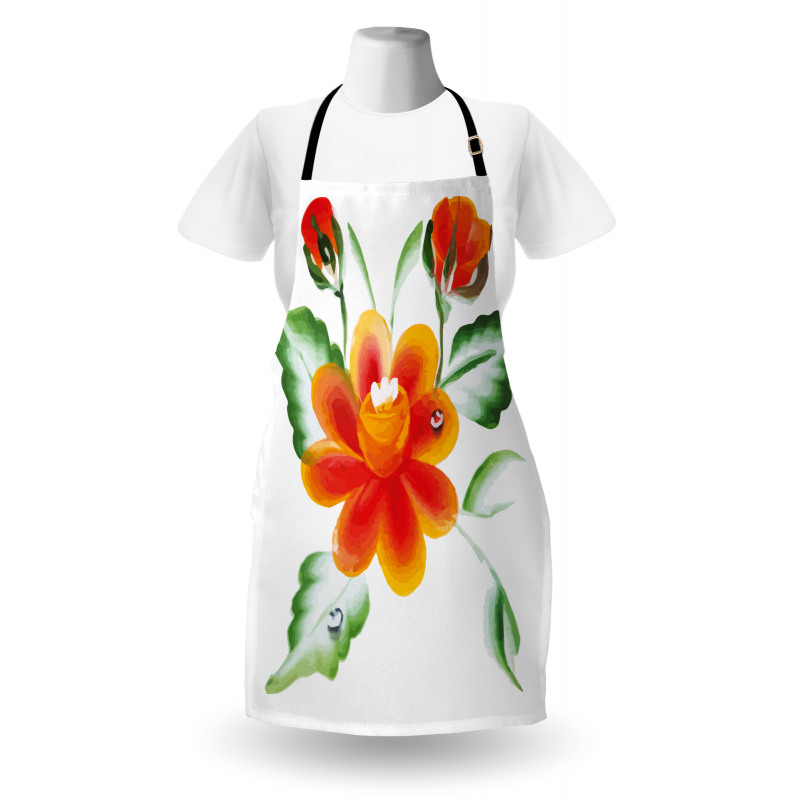 Daffodils in Watercolors Apron