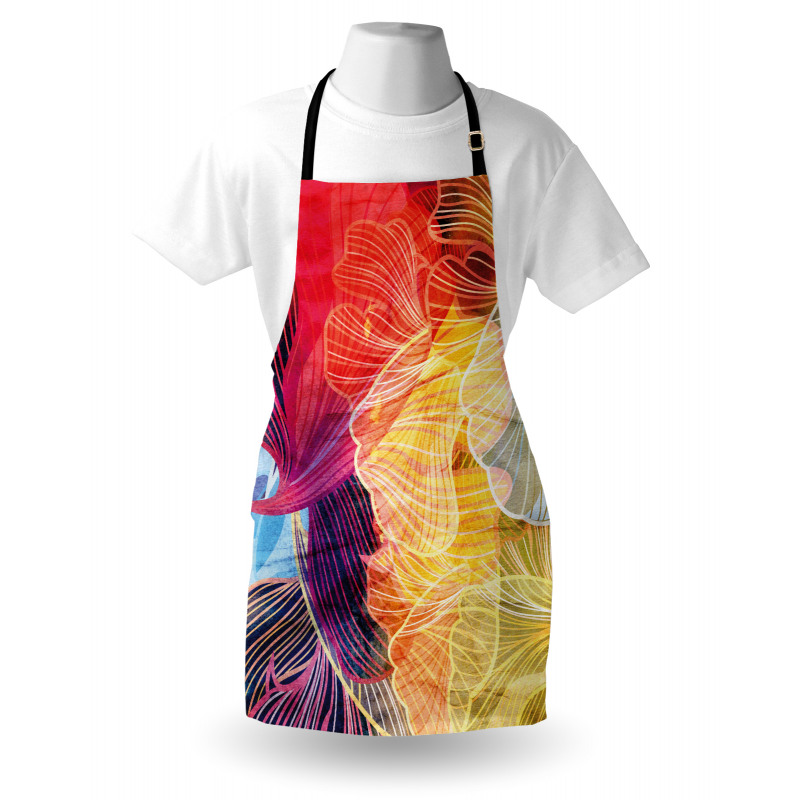 Abstract Colorful Natural Apron