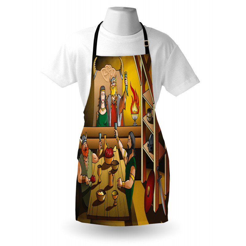 King Queen Scandinavia Apron