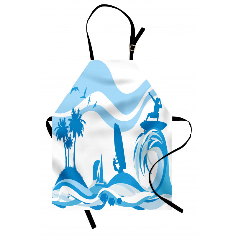 Surfer Waves Summertime Apron