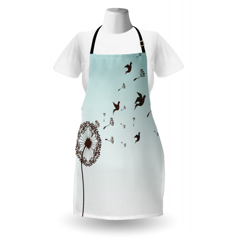 Dandelion Doves Bloom Apron