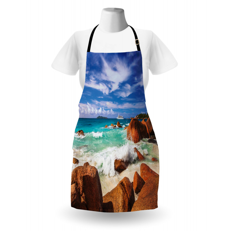 Rocky Coast Seychelles Apron