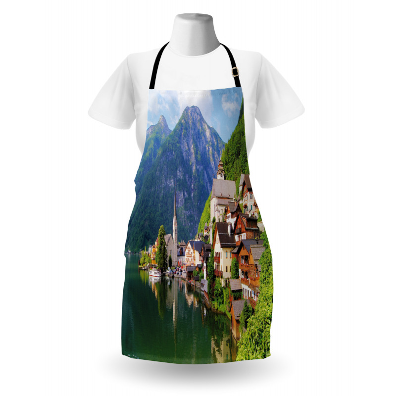 Alps Village Small Town Apron