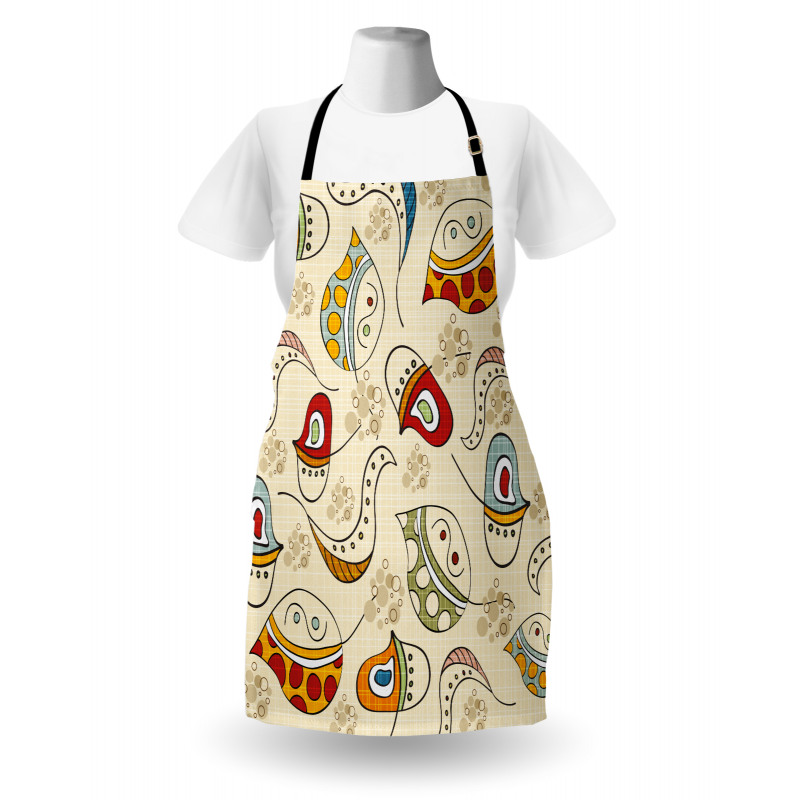 Trippy Leaf Apron