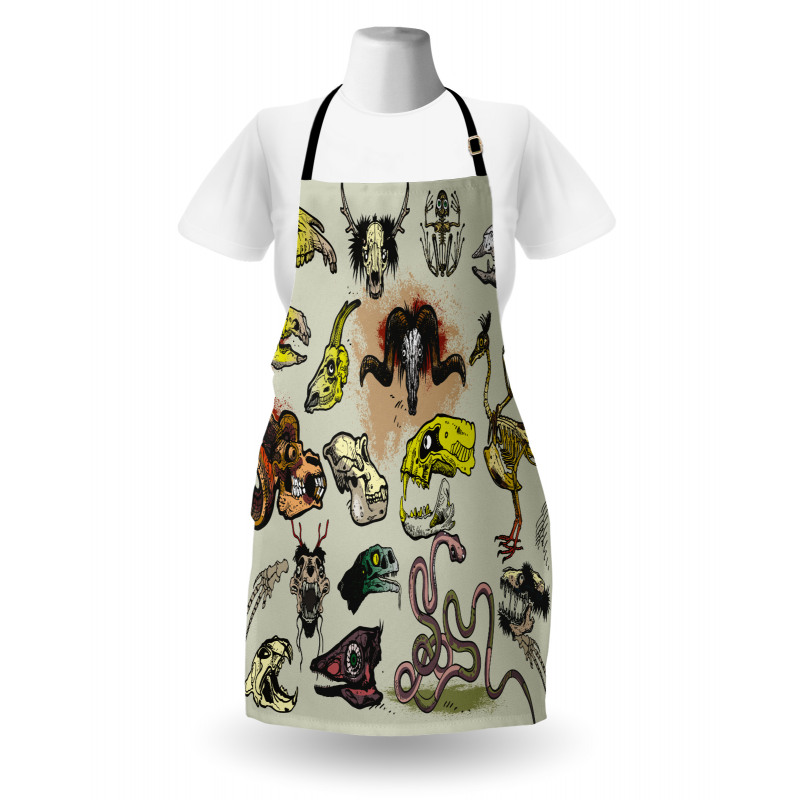 Skeleton Gothic Apron