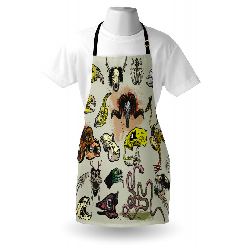 Skeleton Gothic Apron