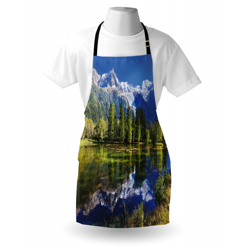 Mountain Lake Evergreen Apron