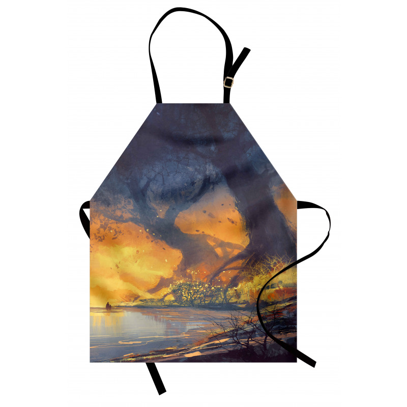 Big Tree Huge Roots Art Apron