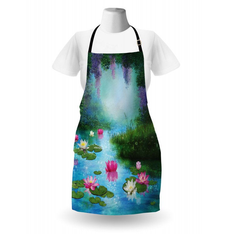 Fantasy Pond Water Lily Apron
