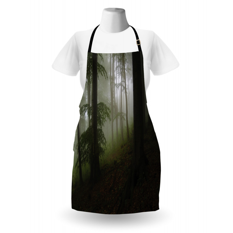 Mysterious Woods Foggy Apron