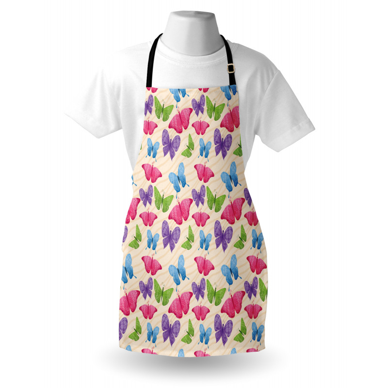 Colorful Butterflies Apron