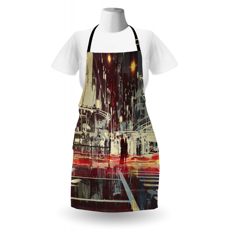 Gloomy City Streets Apron